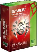 Антивирус Dr.Web Security Space, лицензия на 1 ПК на 12 месяцев + акция